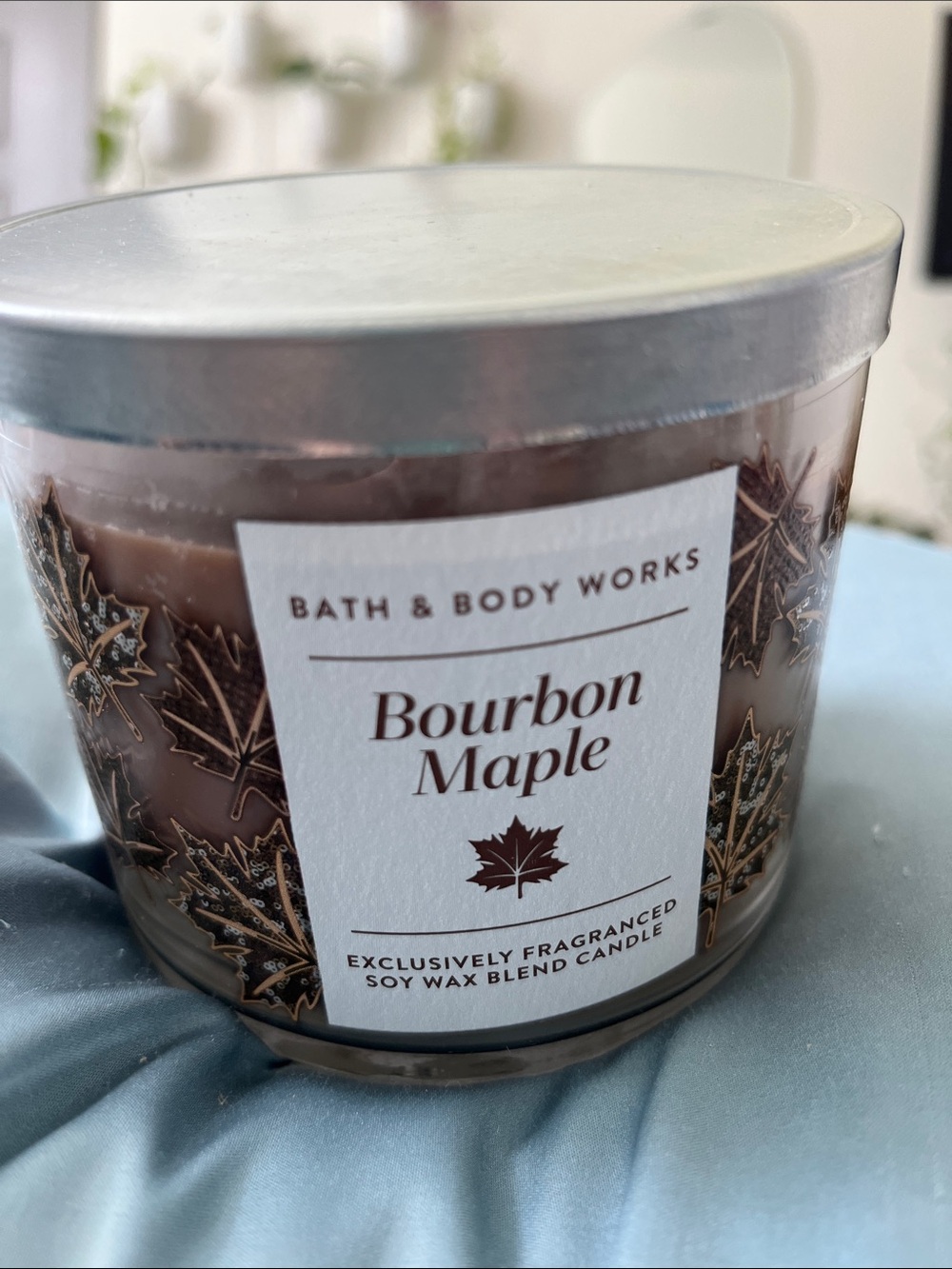 Bath & Body Works Bourbon Maple Candle - Brown